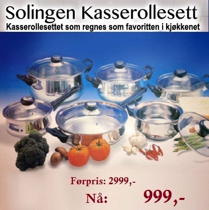 Solingen kasserollesett